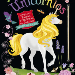 Unicornios. Dibujos para raspar y colorear