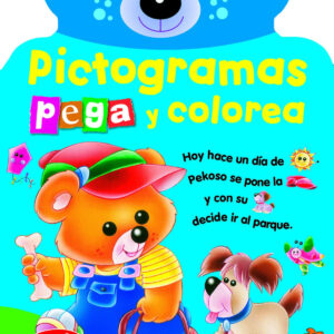 Pictogramas - Pega y colorea conejito