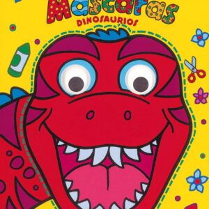 Dinosaurios pinta y recorta máscaras