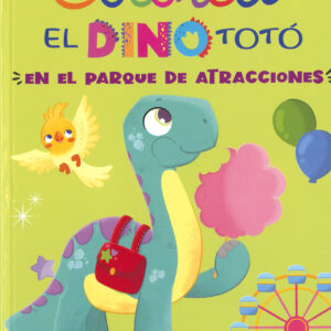 El dino Totó en el parque de atracciones