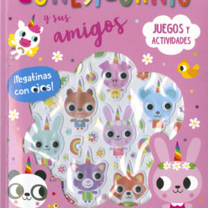 Conejicornio - Pegatinas con ojos