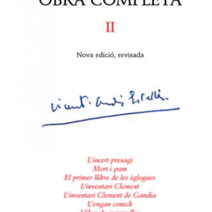 OBRA COMPLETA EDICIÓ CRITICA 2