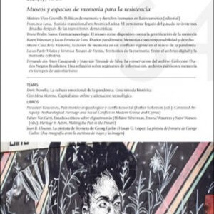 Museos y espacios de memoria para la resistencia