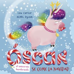 Óscar, el unicornio hambriento se come la Navidad
