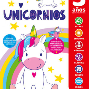 CUADERNO DE REPASO TEMÁTICO LUMINISCENTE 3 AÑOS UNICORNIOS