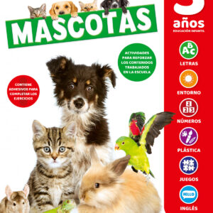 CUADERNO DE REPASO TEMÁTICO LUMINISCENTE 3 AÑOS MASCOTAS