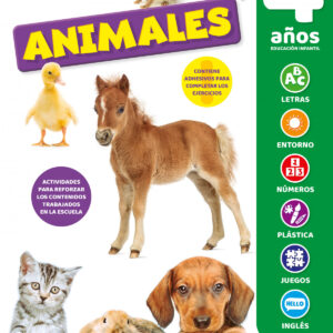 CUADERNO DE REPASO TEMÁTICO LUMINISCENTE 4 AÑOS ANIMALES BABY