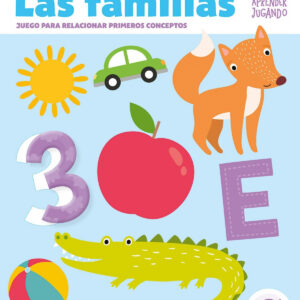 APRENDER JUGANDO LIBRO CON FIGURAS TROQUELADAS LAS FAMILIAS