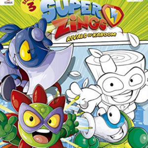 Libro para colorear Superzings Series 3 - España