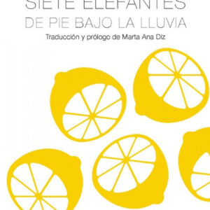 SIETE ELEFANTES DE PIE BAJO LA LLUVIA