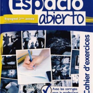 Espacio Abierto A2/B1 -Cah. d'exercice Claves