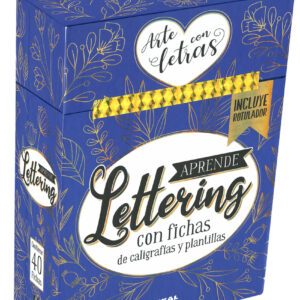 Aprende lettering. Con fichas de caligrafías y plantillas