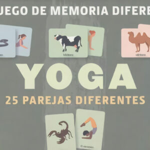 El juego de memoria diferente yoga