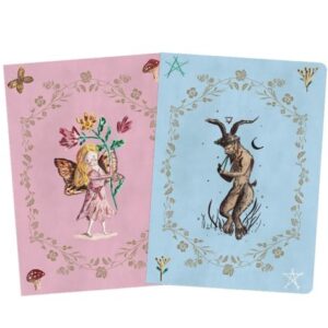 (pack2).cuad.hada y satiro.(cuadernos cosidos)