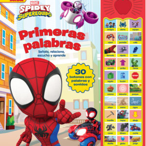 PRIMERAS PALABRAS SPIDEY 30 BOTONES CON VOZ Y SONIDOS