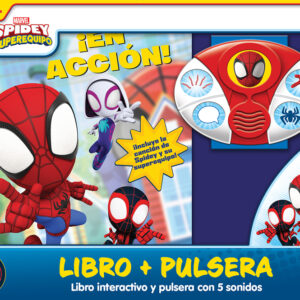 EN ACCIÓN. LIBRO INTERACTIVO Y PULSERA CON SONIDOS SPIDEY WSBS