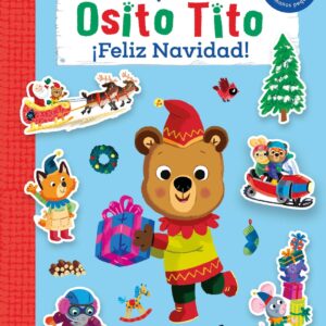 Osito Tito. Mi primer libro de pegatinas. ¡Feliz Navidad!