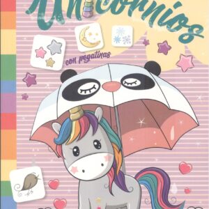 Super pegacolor unicornios con pegatinas