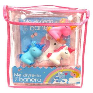 Me divierto en la bañera. Unicornios