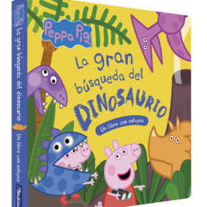 Peppa Pig. Libro de cartón con solapas - La gran búsqueda del dinosaurio