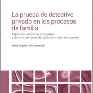 La prueba de detective privado en los procesos de familia
